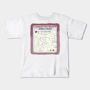 COMMITTEE ROOM DIRECTIONS Kids T-Shirt